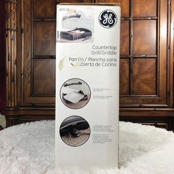 GE Countertop Full View Glass Top Grill Griddle - Picture 7 of 12